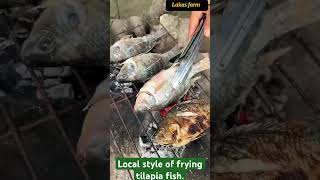 Local method for dryingfrying tilapia river fish [upl. by Bert]