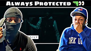 American Reaction To Lil Macks  Protect Me Music Video  GRM Daily [upl. by Elok410]