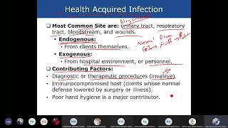 Fundamentals of Nursing  Lecture 11 Asepsis Part 1 [upl. by Freddi10]