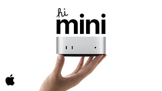 Introducing the allnew Mac mini  Apple [upl. by Berlyn]