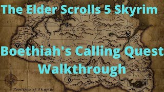 The Elder Scrolls 5 Skyrim Boethiahs Calling Quest Walkthrough [upl. by Esil532]