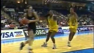 Momentos finais Brasil X Alemanha  Mundial de Basquete Feminino 1998 [upl. by Aihtyc]