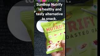 Sundrop Nutrify honey roasted oats Review sundrop nutrify oats foodreview youtubeshorts shorts [upl. by Iclek120]