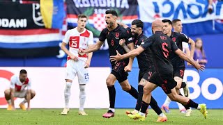 Albania rescata empate in extremis contra Croacia [upl. by Boote]