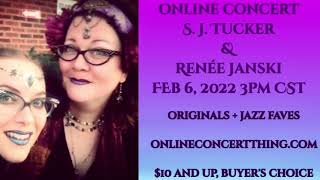 S J Tucker Official quotImbolc Songquot rehearsal amp Feb 6 online show preview with Renée Janski [upl. by Amein]