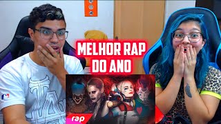 REAGIMOS AO Rap do Coringa Arlequina Hisoka e Pennywise  CIRCO DOS HORRORES 2  NERD HITS 100010 [upl. by Ddahc]