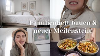 Familienbett bauen amp der erste Milchzahn ist raus [upl. by Clementi]