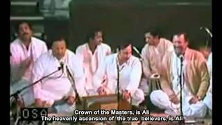 English subtitled Qawwali Ali Mawla Ali Mawla Ali Dam Dam Nusrat Fateh Ali Khan yom e ali 2011 [upl. by Lennod]