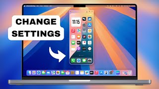 How to Change iPhone Mirroring Settings  Reset iPhone Mirroring on Mac [upl. by Lewiss]