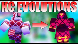 NEW ALL KING CRIMSON EVOLUTIONS  SHOWCASE  Stands Awakening  Roblox [upl. by Lynnell]