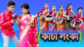 বউ আমার কাঁচা লঙ্কা  Bou Amar Kancha Lonka  Sofik amp Sraboni Bangla Song  Palli Gram TV Song [upl. by Bensky]