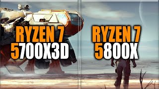 Ryzen 7 5700X3D vs 5800X Benchmarks  Tested in 15 Games and Applications [upl. by Saref703]