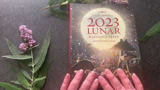 2023 Lunar and Seasonal diary by Stacey DeMarco flip through flipthrough [upl. by Yvi]