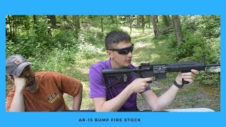 Ruger AR 566 With SSAR15 Slidefire Bumpfire Stock [upl. by Netram586]