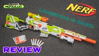 REVIEW Nerf Modulus Longstrike  LONGSTRIKE REBORN [upl. by Clawson490]