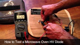 How to Test a Microwave Oven HighVoltage Rectifier [upl. by Maibach]