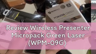 Review Wireless Presenter Micropack Green Laser WPM09G [upl. by Irami]