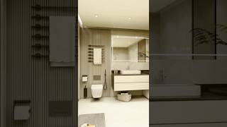 Modern Bathroom Design shorts interiordesign [upl. by Rosalinde]