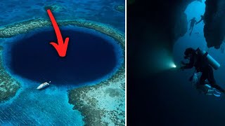 Divers Find Creepy Surprise at Bottom of Great Blue Hole [upl. by Jahdal]