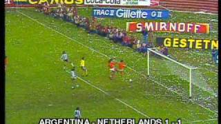 1978 final WC Argentina  Netherlands 31 aet [upl. by Latsirk18]