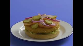 Receta de hamburguesa vegetariana [upl. by Naeloj267]