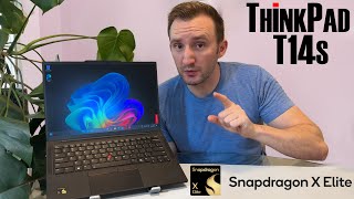 ALL Day Battery  Lenovo ThinkPad T14s Gen 6 14″ Snapdragon Laptop Review [upl. by Nerw]