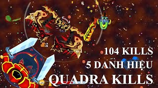 Evowarsio 125M Score 5 Danh Hiệu 104 Kill 1 QUADRA KILLS amp 4000 Subs [upl. by Notsahc]