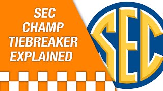 SEC Championship Game Tiebreaker Scenario Explained [upl. by Quiteria823]