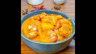 Flavorful Prawn and Potato Masala Curry shorts prawncurry prawnrecipe dipshikhaskitchenworld [upl. by Yahs]