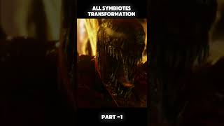 All Symbiotes transformation ytshorts venom viral sony [upl. by Tnerb187]