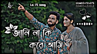 Janina Ki Kore Ami  জানি না কি করে আমি  Lerics SongLoFislowedreverbajrshorta [upl. by Scriven963]