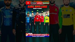 Global Super Leage  New League 5 Teams cricket globalsuperleague shorts [upl. by Elyc466]