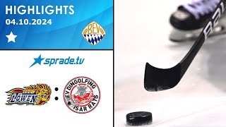 04102024  Highlights  EHC Waldkraiburg vs EV Dingolfing [upl. by Enajiram]