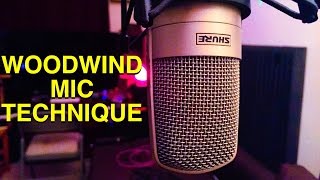 Woodwind Microphone Recording Technique [upl. by Amalita]