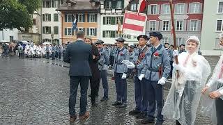 Zofinger Kinderfest Gradierung des Kadettenkaders [upl. by Dranyl]