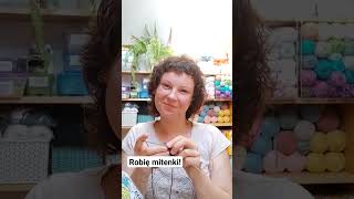 Przygotowuję tutorial na mitenki na drutach 🤩 [upl. by Omocaig]