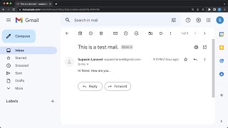 Laravel 9  Send Mail by Gmail SMTP [upl. by Ellertnom]