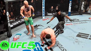 💥 UFC5 Khabib vs Conor McGregor UFC 5  Real Fighting 💥 [upl. by Anpas]