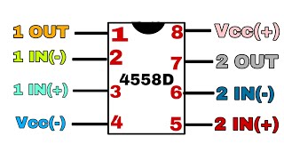 Pin Off 4558d Ic4558d subwoofer circuit diagram4558d bass circuitMr Electro [upl. by Florencia]