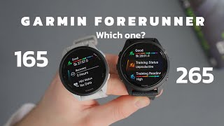 Garmin Forerunner 165 vs 265  Which one should you get [upl. by Wojcik]