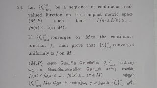 Theorem92G  Dinis theorem  Real Analysis  Goldberg  Tamil [upl. by Sela]