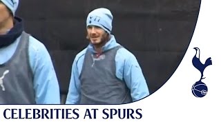 David Beckham training with Spurs [upl. by Assyla]