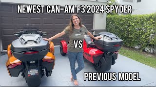 Comparing CanAms NEW Spyder F3 to Previous Years F3 [upl. by Roslyn]