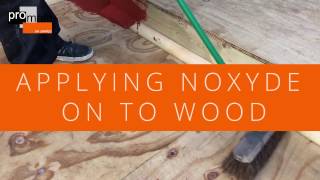 How to Paint Wood using RustOleum Noxyde [upl. by Fanestil281]