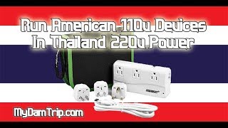 Run American 110v Devices In Thailand 220v Power [upl. by Entwistle294]