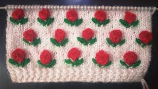 Excellent baby sweater pattern with beautiful flowers and leaves In Hindi [upl. by Elokcin]