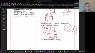 12 Solving MultiStep Equations [upl. by Oznerol]