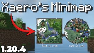 How To Get a Minecraft Minimap Mod 1204 Xaero’s Minimap [upl. by Nodnrb]