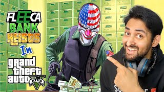 HOW TO DO BANK HEIST IN GTA 5  FLEECA BANK MISSIONS  GTA 5 Mods 2023  HindiUrdu  THE NOOB [upl. by Willett]