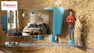 Comment bloquer les remontées capillaires d’un mur  Ma Maison de A à Z [upl. by Ellierim990]